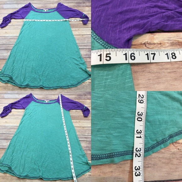 Size Medium Anthro Porridge Color Block Tunic Top - Picture 2 of 8